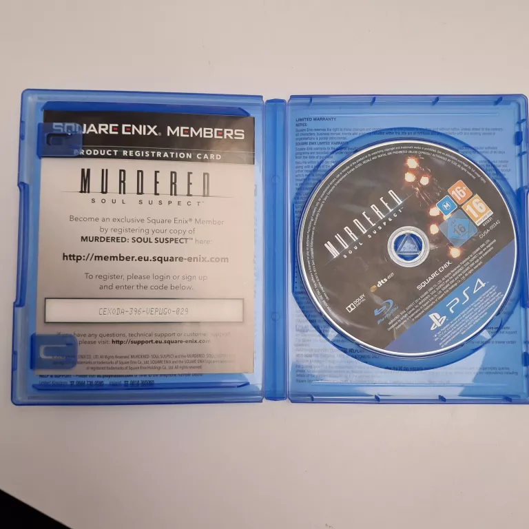 PS4 MURDERED SOUL SUSPECT
