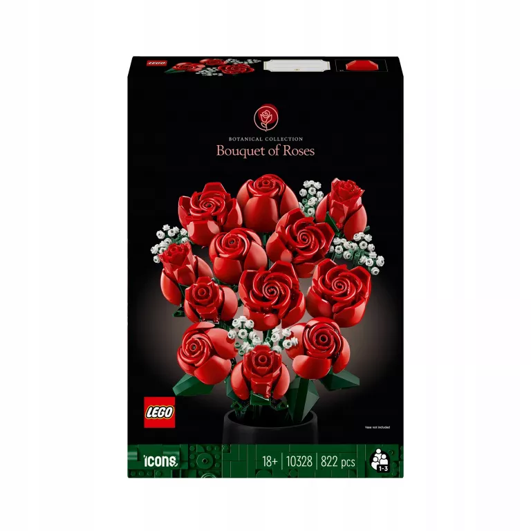 KLOCKI LEGO ICONS BUKIET RÓŻ 10328