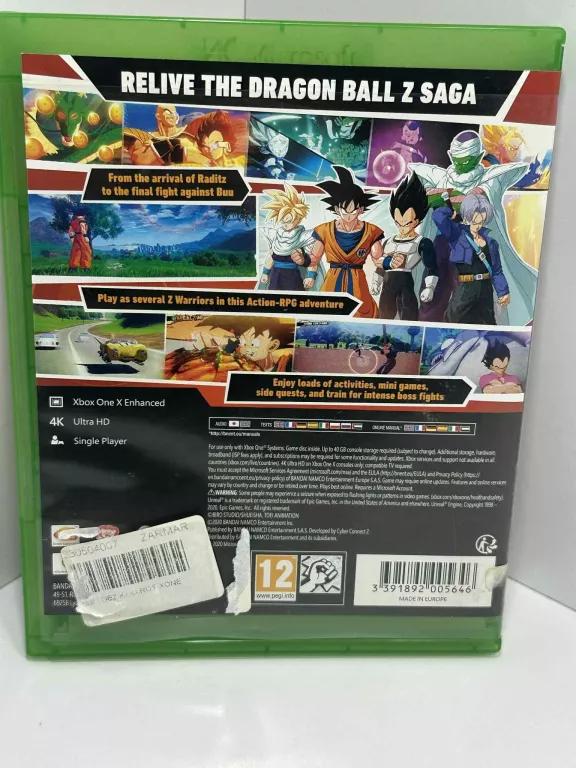 GRA NA XBOX ONE DRAGON BALL