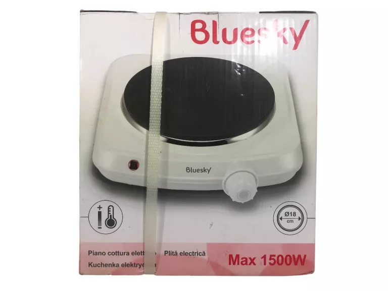 PŁYTA GRZEWCZA BLUESKY 1500W JEDNOPALNIKOWA