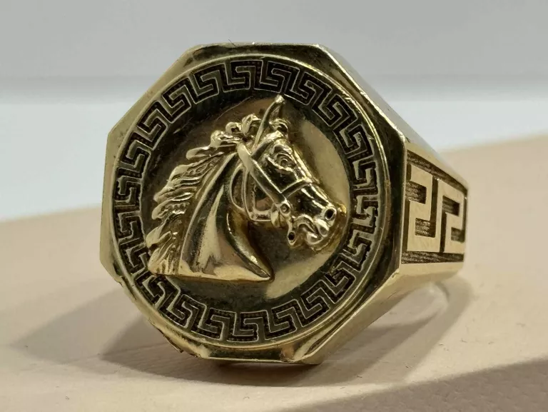 ZJAWISKOWY ZŁOTY SYGNET PRÓBA 585 9.3G R24