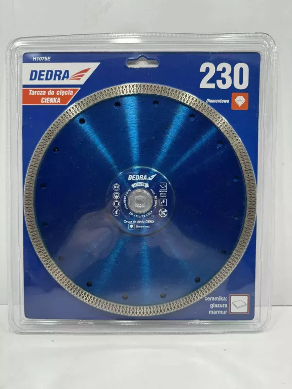 DEDRA TARCZA DIAMENTOWA 230X25,4MM H1076E