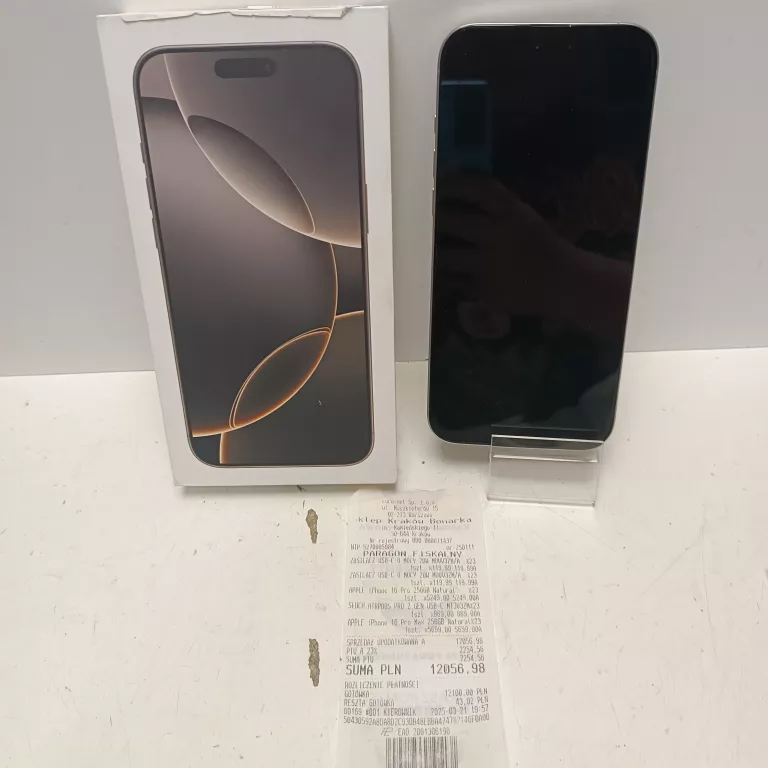TELEFON IPHONE 16 PRO MAX 256GB KONYCJA BATERII 100% WOLNY RYNEK !!!