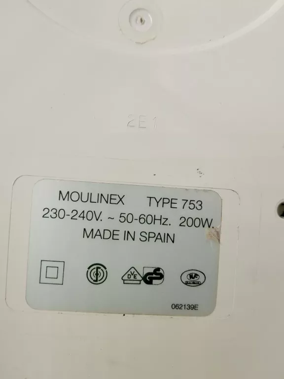 SOKOWIRÓWKA MOULINEX 753 / 200 W