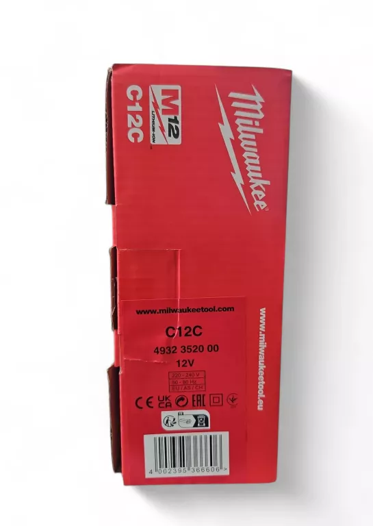 MILWAUKEE ŁADOWARKA C12C DO AKUMULATORÓW 12V LI-ION 3A