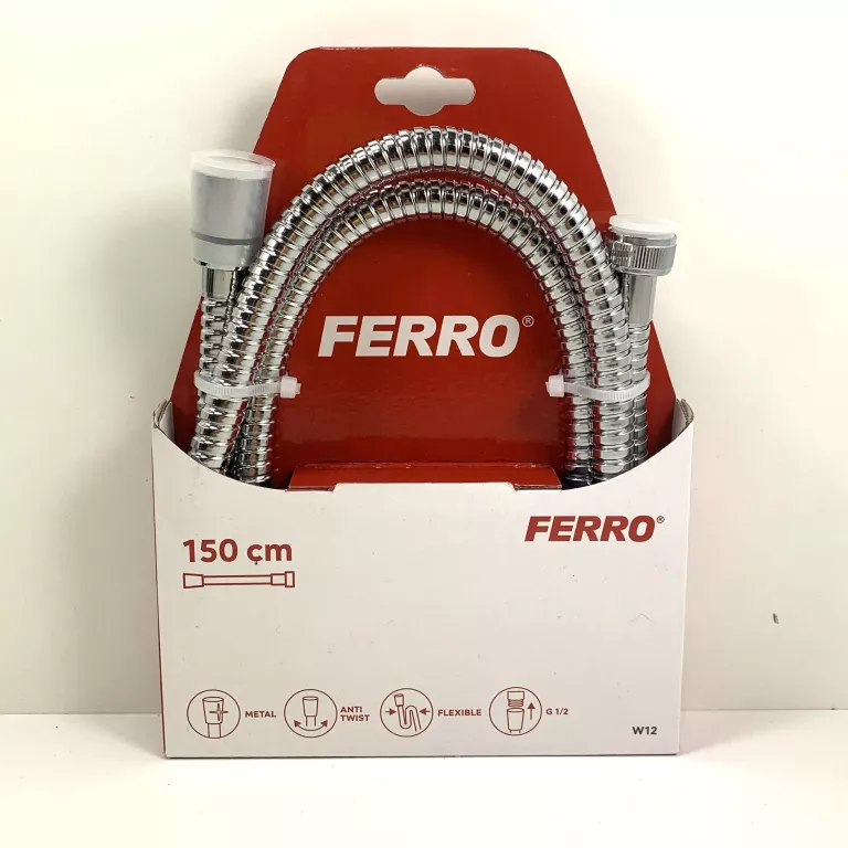 WĄŻ PRYSZNICOWY FERRO 150CM