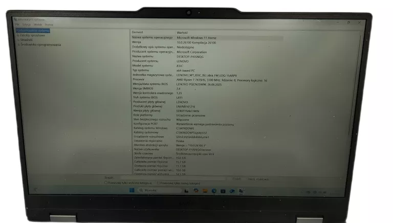 LAPTOP LENOVO LOQ 16/512 AMD RYZEN7 7435H