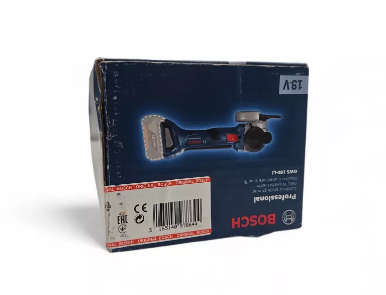 BOSCH PROFESSIONAL GWS 180-LI SZLIFIERKA KĄTOWA AKUMULATOROWA 06019H9020