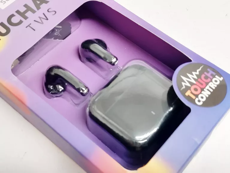 SŁUCHAWKI BLUETOOTH TWS Z ETUI ŁADUJĄCYM BIAŁE BEZPRZEWODOWE DOUSZNE SETTY