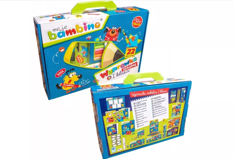 BAMBINO WYPRAWKA SZKOLNA 1 KLASA 22 ELEMENTY