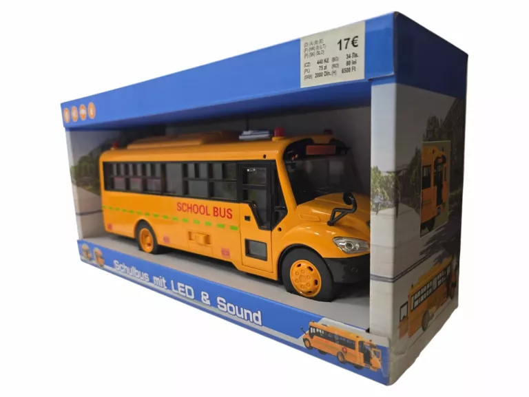 ZABAWKA AUTOBUS SZKOLNY LED