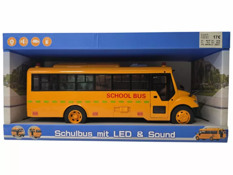 ZABAWKA AUTOBUS SZKOLNY LED