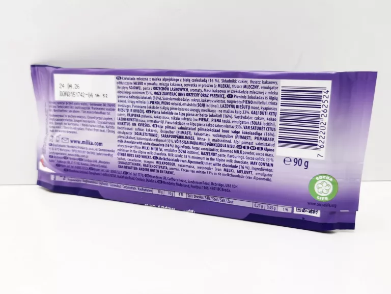 MILKA HAPPY COW CZEKOLADA MLECZNA 90 G