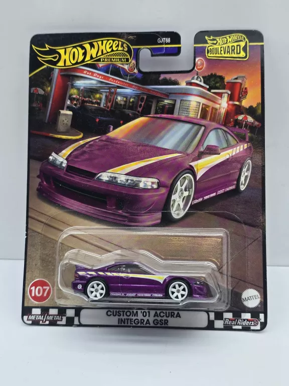 HOT WHEELS BOULEVARD AUTKO CUSTOM '01 ACURA INTEGRA GSR HRT77