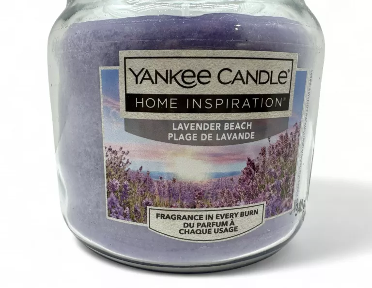 ŚWIECA W SŁOIKU YANKEE CANDLE LAVENDER BEACH 340G