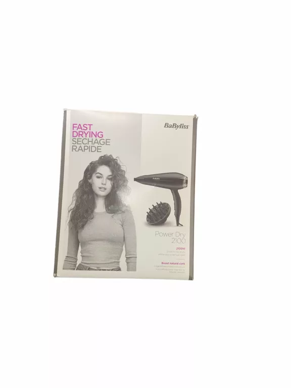 SUSZARKA DO WŁOSÓW BABYLISS D563DE 2100W KONCENTRATOR DYFUZOR POWER DRY