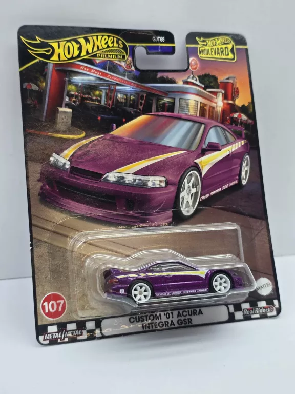 HOT WHEELS BOULEVARD AUTKO CUSTOM '01 ACURA INTEGRA GSR HRT77