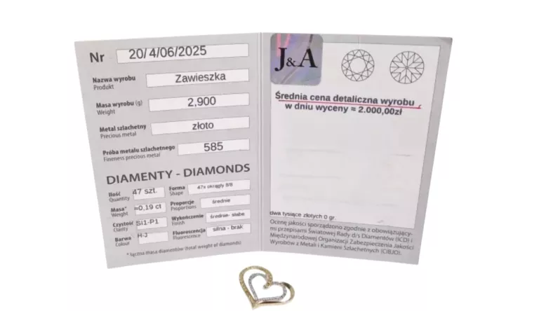 zloty-wiosiorek-dwa-serca-z-diamentami-290g-585-14k-47szt-019ct-stan-11323-2