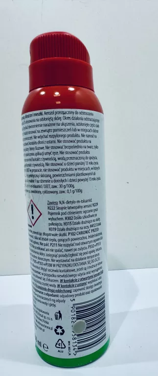 VACO SPRAY MAX NA KOMARY KLESZCZE MESZKI Z PANTHENOLEM DEET 30% 100 ML