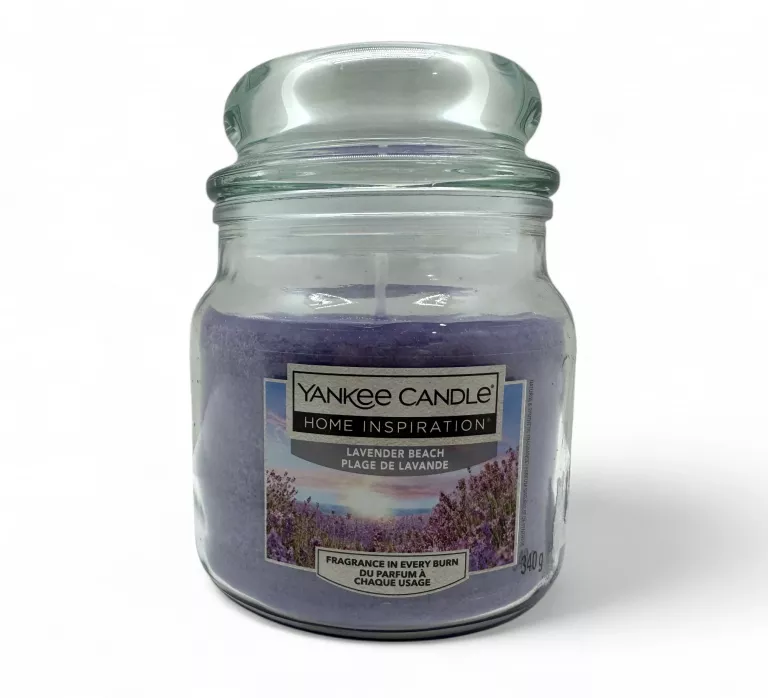 ŚWIECA W SŁOIKU YANKEE CANDLE LAVENDER BEACH 340G