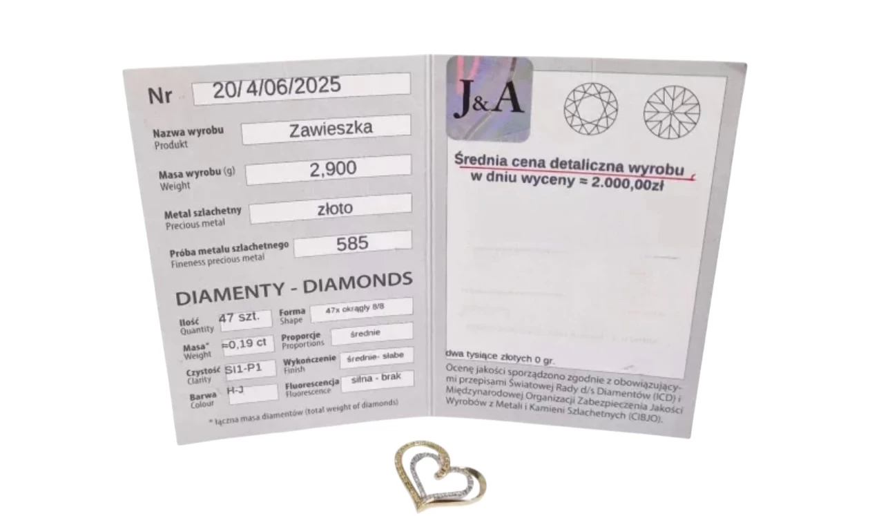 zloty-wiosiorek-dwa-serca-z-diamentami-290g-585-14k-47szt-019ct-stan-11323-2
