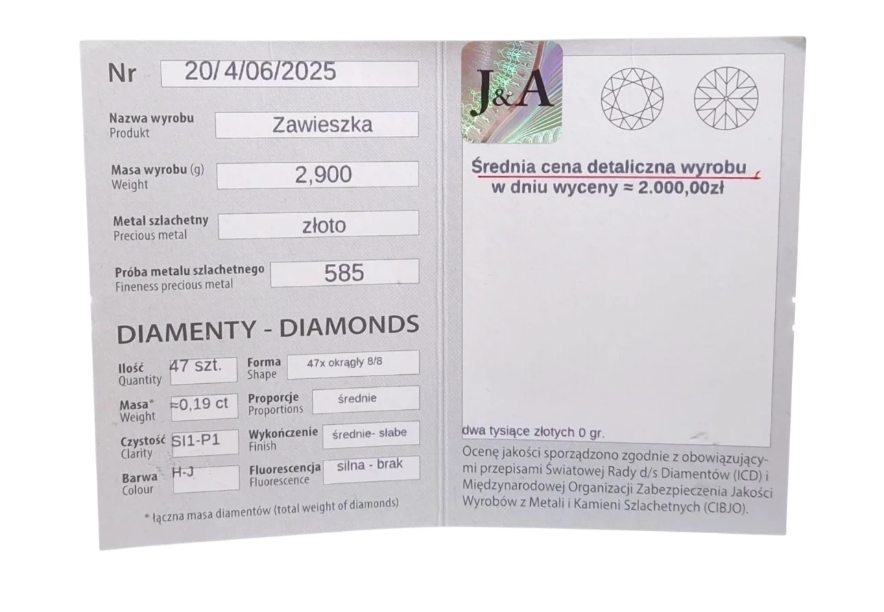 zloty-wiosiorek-dwa-serca-z-diamentami-290g-585-14k-47szt-019ct-ean-gtin-5902501290094