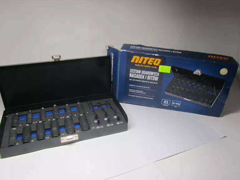 ZESTAW UDAROWYCH NASADEK I BITÓW NITEO