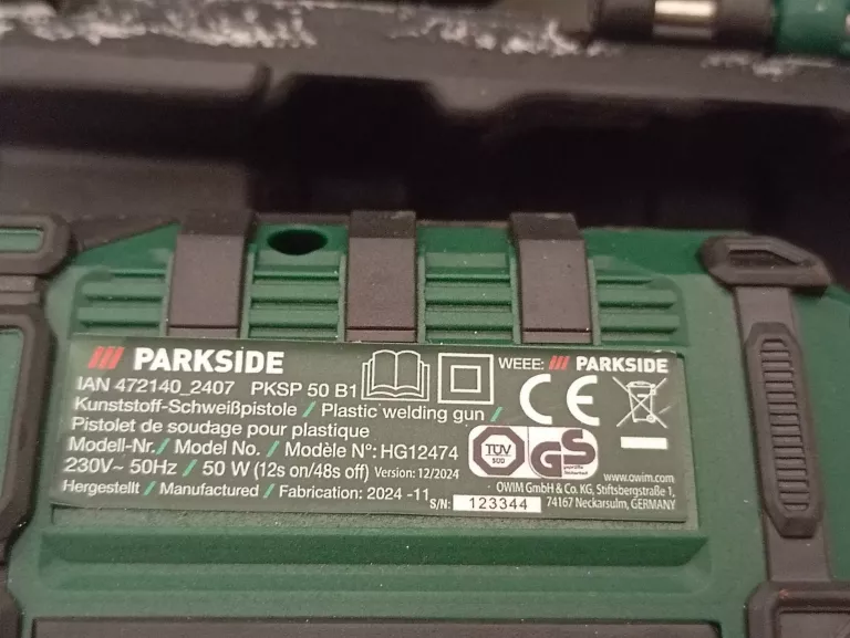 parkside-zgrzewarka-do-plastiku-w-walizce-maksymalna-moc-100