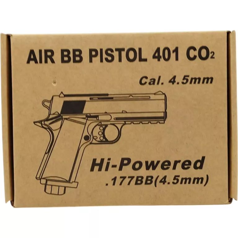 WIATRÓWKA PISTOLET BORNER 401 4,5MM + ZESTAW