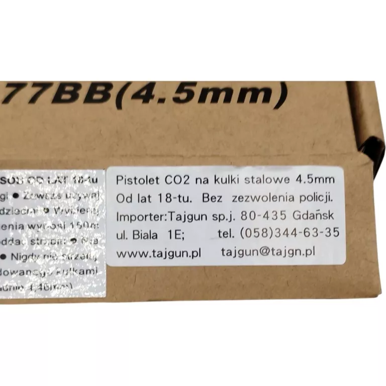 WIATRÓWKA PISTOLET BORNER 401 4,5MM + ZESTAW
