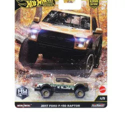HOT WHEELS PREMIUM 2017 FORD F-150 RAPTOR OFF ROAD JBK70