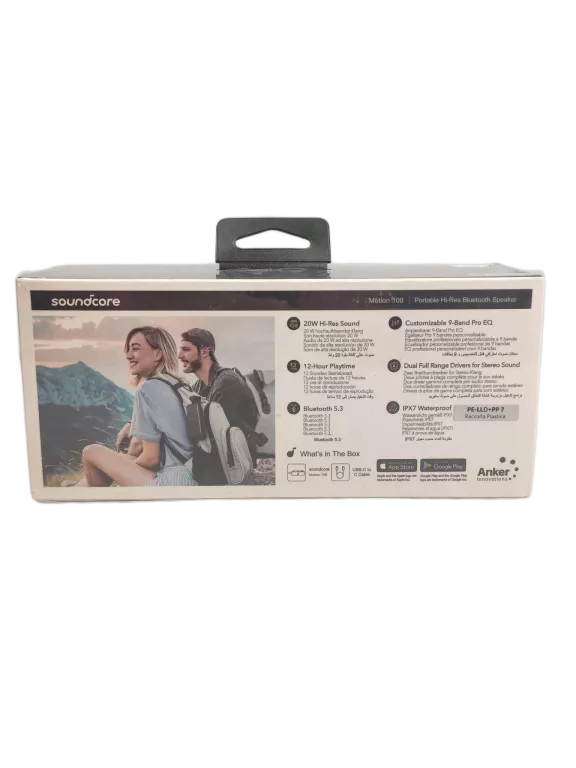 GŁOŚNIK SOUNDCORE MOTION 100 HI-RES IPX7 CZARNY