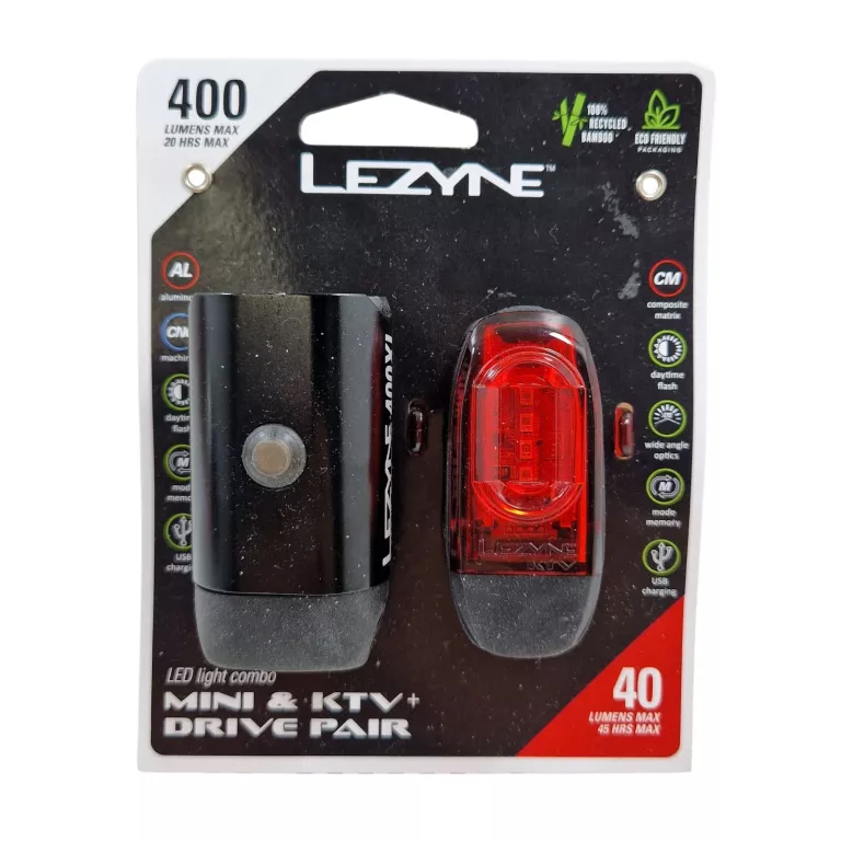 ZESTAW LAMPEK LEZYNE DRIVE 400XL /KTV DRIVE+