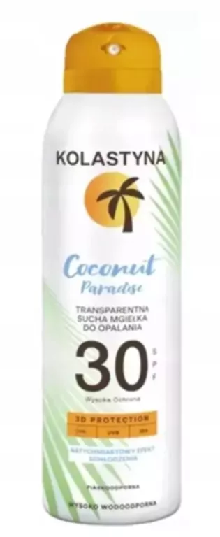 SUCHA MGIEŁKA OCHRONNA SPF 30 KOLASTYNA 150ML TRANSPARENTNA PIASKOODPORNA