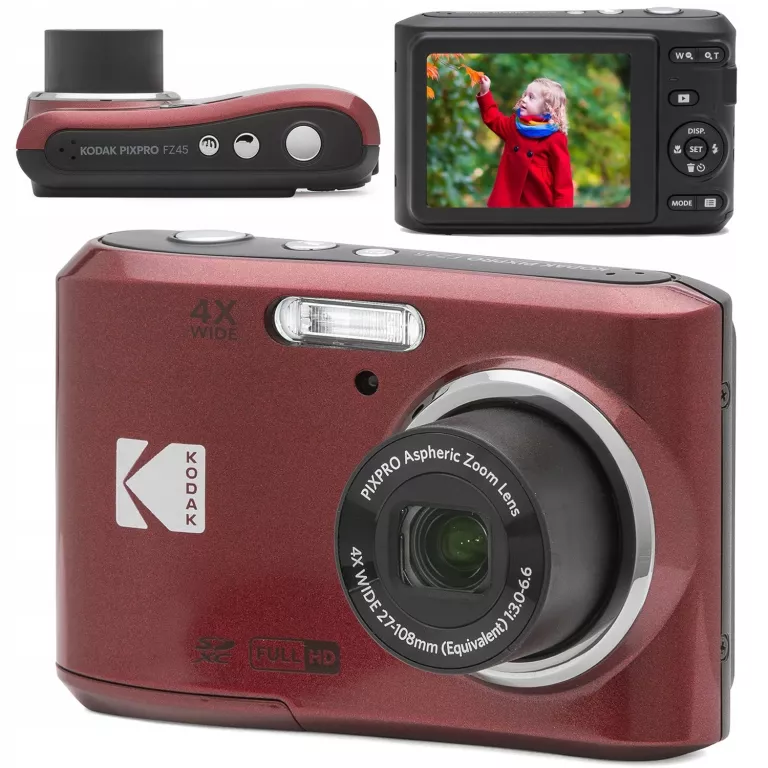 KODAK FRIENDLY ZOOM FZ45 PIXPRO APARAT CYFROWY FOTOGRAFICZNY 16.35 MPX