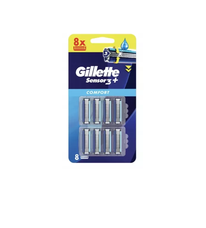 WKŁADY DO MASZYNKI GILLETTE SENSOR3+ COMFORT 8 SZTUK
