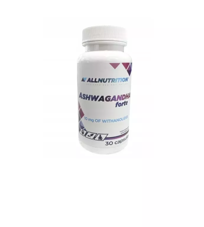 ALLNUTRITION ASHWAGANDHA + WITANOLIDY 10MG 30 KAPSUŁEK