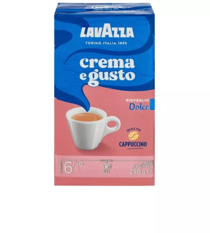 LAVAZZA CREMA E GUSTO DOLCE WŁOSKA KAWA MIELONA 250G