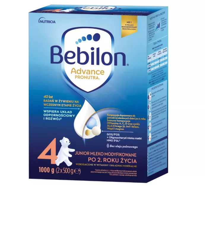 BEBILON 4 ADVANCE PRONUTRA JUNIOR PO 2. ROKU 1 KG