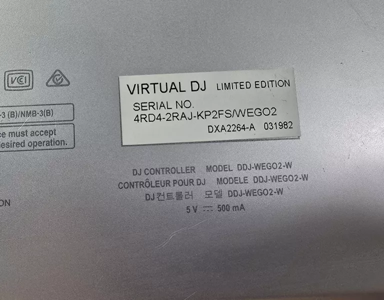 MIXER PIONEER DDJ-WEGO2-W!