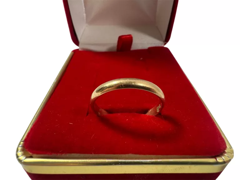 KLASYCZNA ZŁOTA OBRĄCZKA WARMET PRÓBY 585 / 2,86G / 23