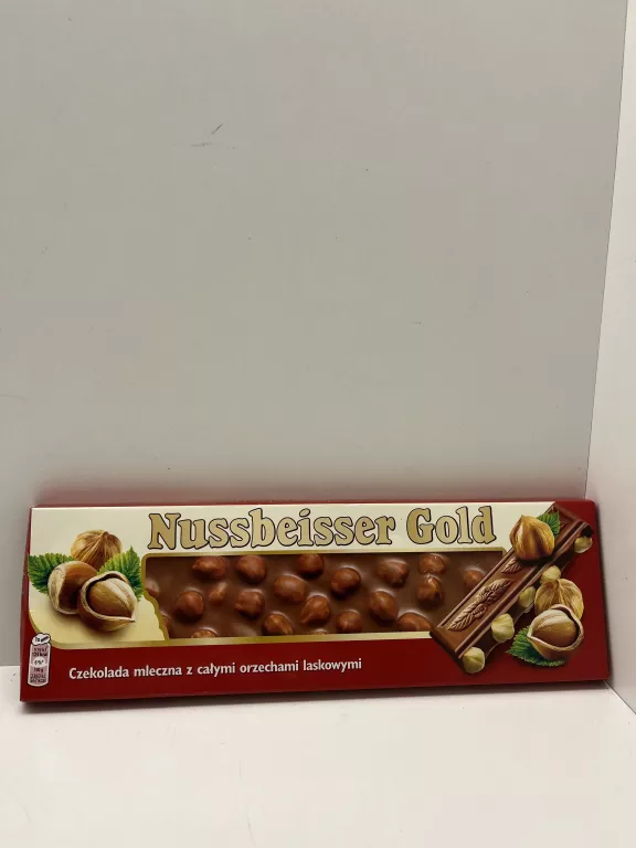 NUSSBEISSER GOLD CZEKOLADA Z ORZEHAMI LASKOWYMI 220 G
