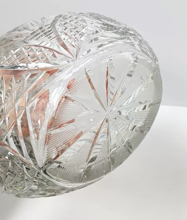 KRYSZTAŁOWY KOSZYCZEK - 16,5 CM DŁUGOŚCI