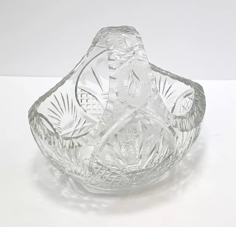 KRYSZTAŁOWY KOSZYCZEK - 16,5 CM DŁUGOŚCI