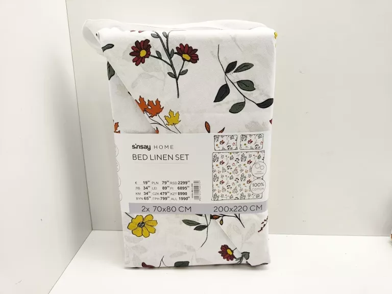 POŚCIEL SINSAY HOME BED LINEN SET 200X220 2X 70/80