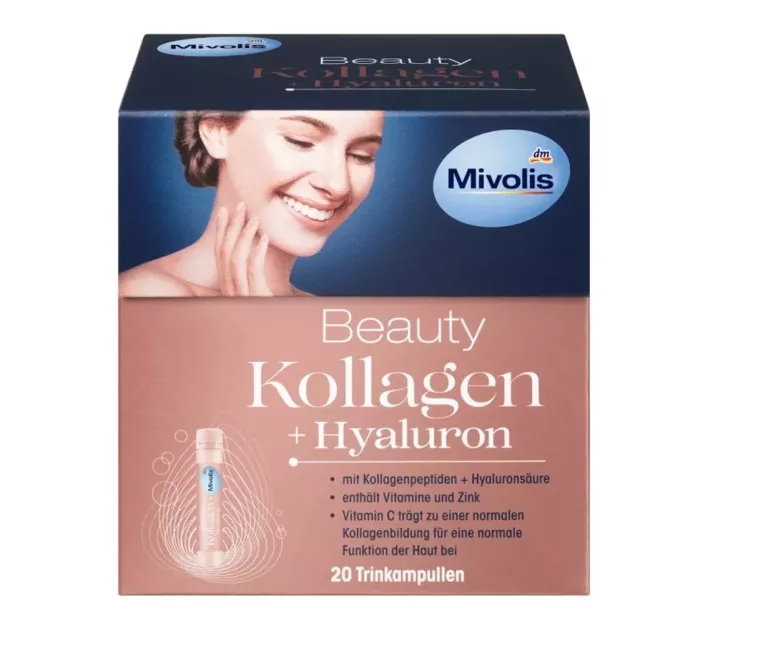 MIVOLIS KOLAGEN + KWAS HIALURONOWY W AMPUŁKACH DO PICIA, 20 SZT.