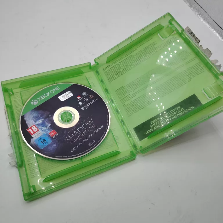 GRA XBOX ONE SHADOW OF MORDOR