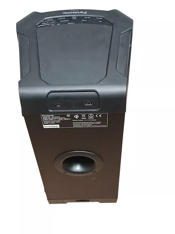 GŁOŚNIK BLUETOOTH PANASONIC SC-TMAX5 + ZASILACZ ( CZYTAJ OPIS )