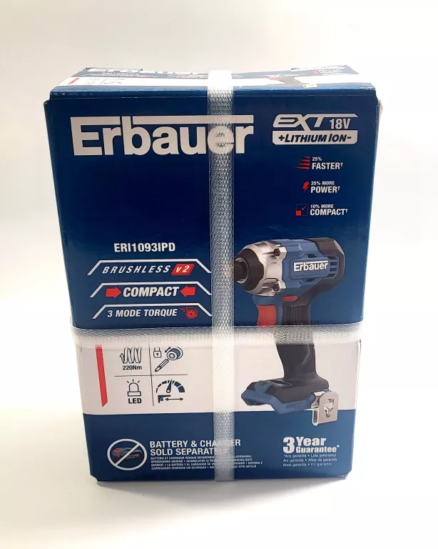 ZAKRĘTARKA UDAROWA ERBAUER G2 220 NM 18 V STAN FABRYCZNY
