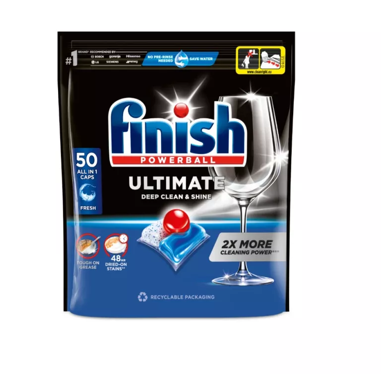 FINISH TABS QUANTUM ULTIMATE KAPSUŁKI DO ZMYWARKI REGULAR 50 SZT.